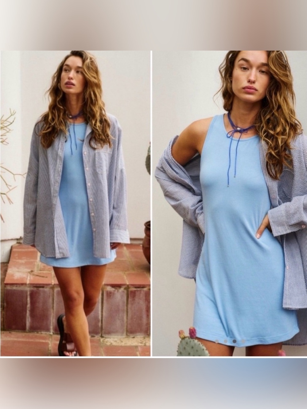 Free People Beach Essential Slim Mini Dress